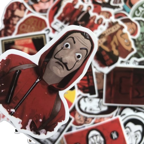 ستكرات مسلسل لاكاسا دي بابيل ( 10 حبات عشوائية)