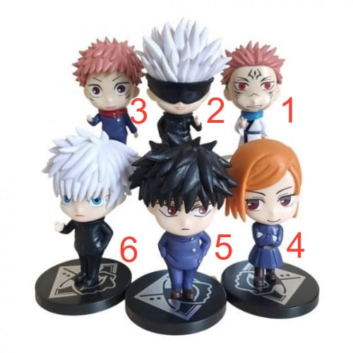 مجموعة 6 مجسمات انمي جوجوتسو كايسن - 10 سم