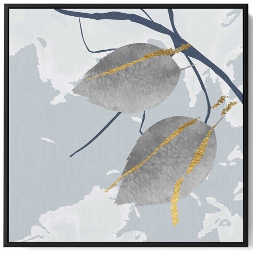 لوحة كانفاس على إطار خشبي بتصميم فن تجريدي