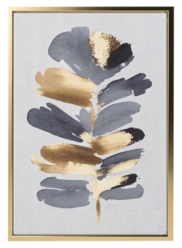 لوحة كانفاس على إطار خشبي بتصميم فن تجريدي