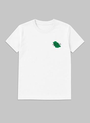 تيشيرت بتصميم للهوية السعودية لاحتفال اليوم الوطني ويوم التأسيس أو للفخر بالانتماء للوطن في كل الأوقات للرجال والنساء