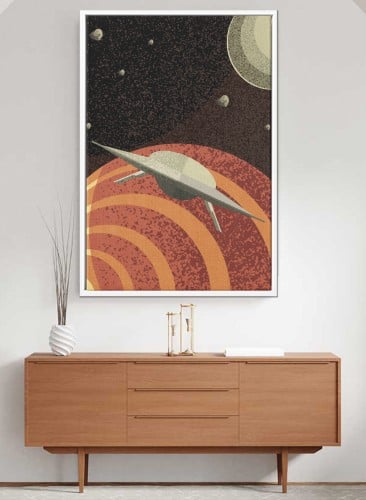 لوحة الفضاء بتصميم مميز للفضاء الخارجى