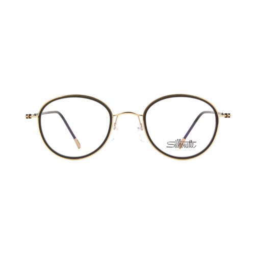 نظارة Silhouette 5542 طبية – إطار تيتانيوم دائري ف...