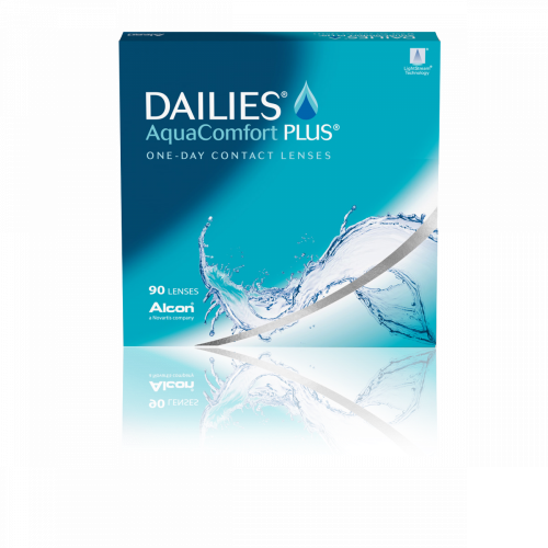 ديليز اكوا كومفورت بلس عبوة من 90 عدسة