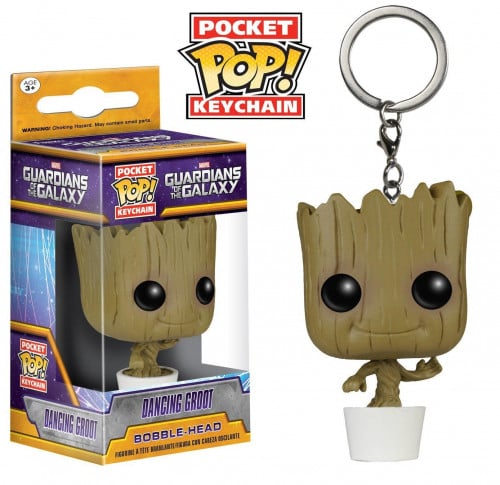 Funko Keychain Dancing Groot- guardians of the gal...