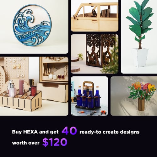 FLUX HEXA 60W CO2 Laser Machine