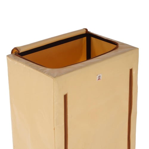 عربة امتعة مع رف مقاس 75*60 سم بيج