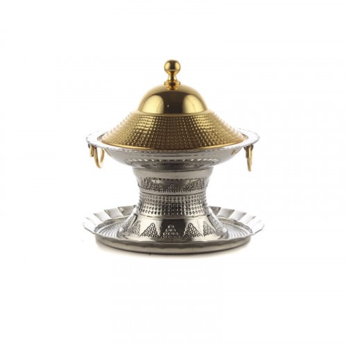 تمرية الرياض فضي غطاء ذهبي م 22