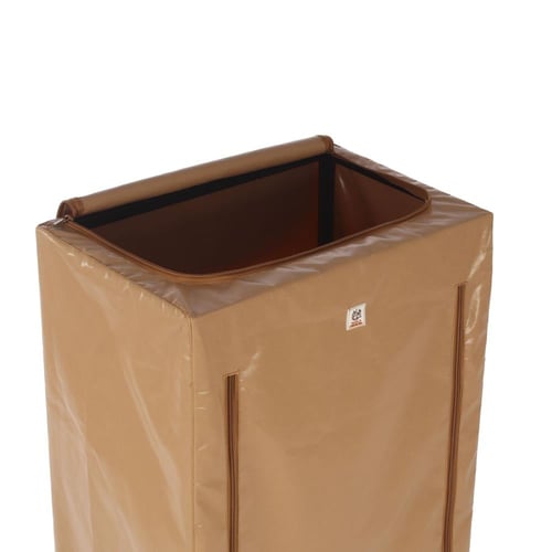 عربة امتعة مع رف مقاس 75*60 سم بني