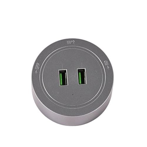 راس فيش مجري مدور منفذين USB