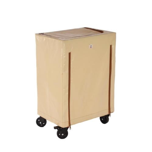 عربة امتعة مع رف مقاس 75*60 سم بيج