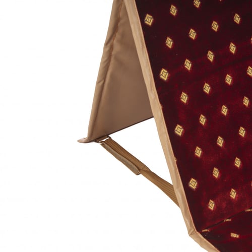 جلسة عصر احمر منقط م 130*45 سم