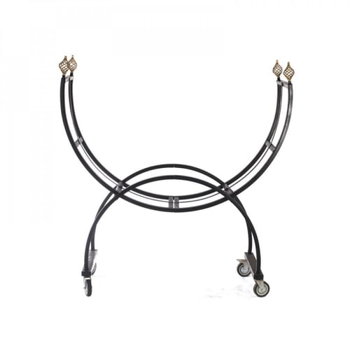 حامل حطب دائري قابل للصفط م 135*130 سم