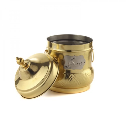 علبة بهارات هندي ذهبي رقم 3