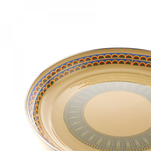 صحن تباسي غضار نقشة تراثي م 40