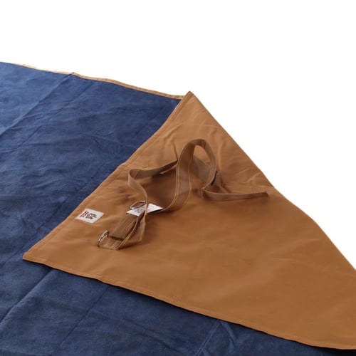 فرشة ازرق سادة مقاس 2*3متر