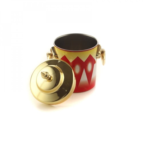 علب كلاسيك غضار بغطاء ذهبي رقم 1