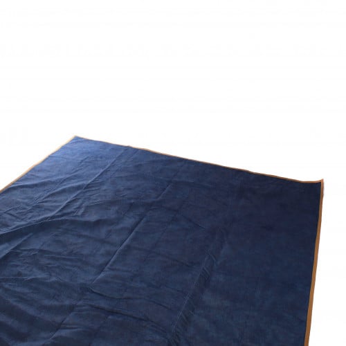 فرشة ازرق سادة مقاس 2*3متر