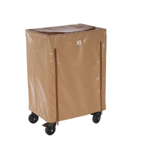 عربة امتعة مع رف مقاس 75*60 سم بني