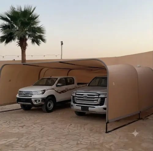مظلة الدرع سيارتين