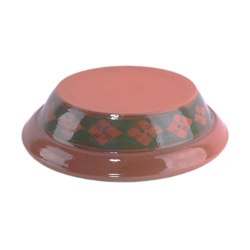 طاجن مطلي مزخرف مقاس 25