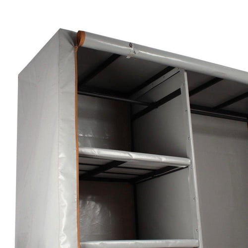 دولاب ملابس 2*2 "رصاصي"