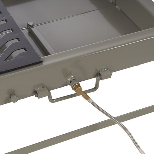 منقل نار صفط 4 ارجل المطور 47*45*17 سم مع لي وجراب