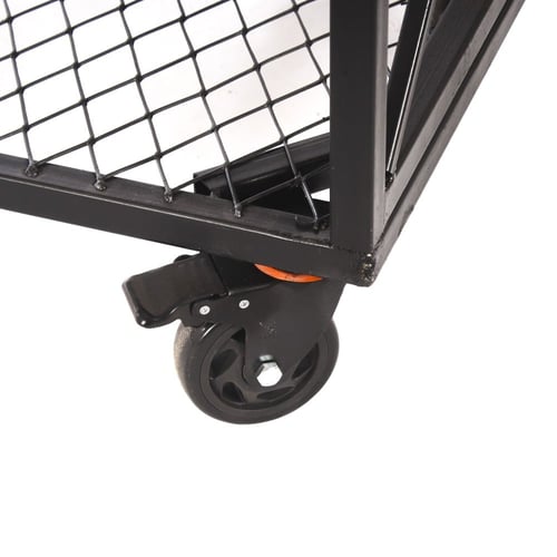 حامل الحطب مصفط بكفرات مقاس 1.30*1.30