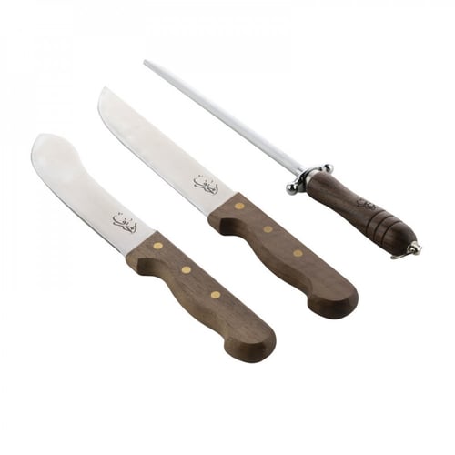 مجموعة سكاكين المحترف مقبض خشب