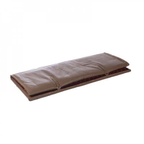 مسند ظهر 1.20 حديد مبطن احمر منقط درجة اولى