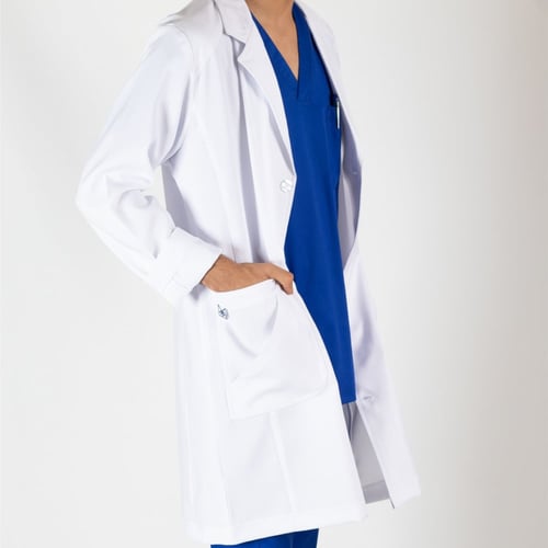 لابكوت (رجالي) - أبيض