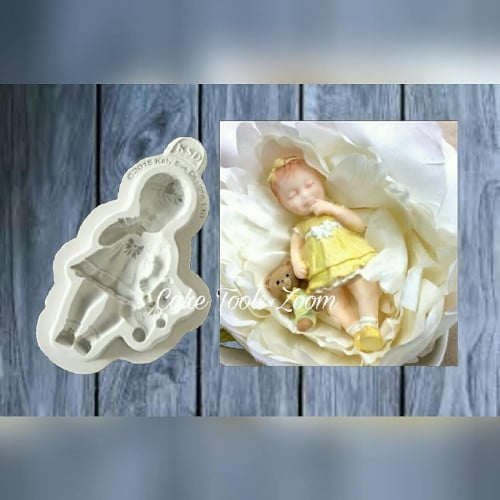 سيليكون بيبي بنوتة مع دبدوب