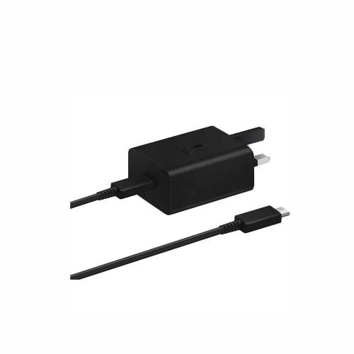 شاحن سامسونج 45 واط الأصلي منفذ USB-C مع كيبل تايب...