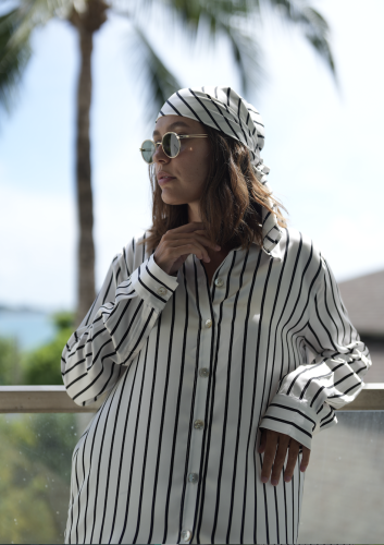 Natural silk pajamas