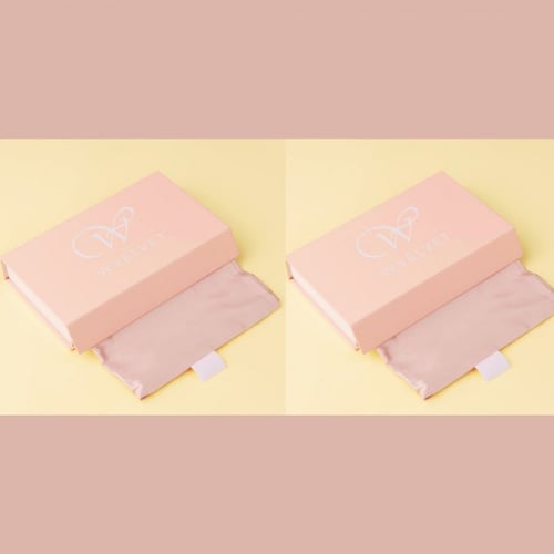 2 غطاء مخدة حرير التوت الطبيعي100% 3 الوان