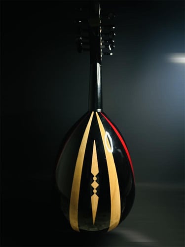 عود تعليمي فاخر اللون الأسود – صوت احترافي وتشطيب...