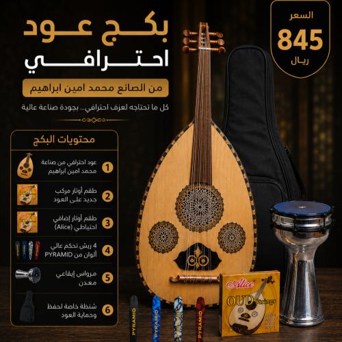 بكج عود احترافي – من الصانع محمد أمين حموصي