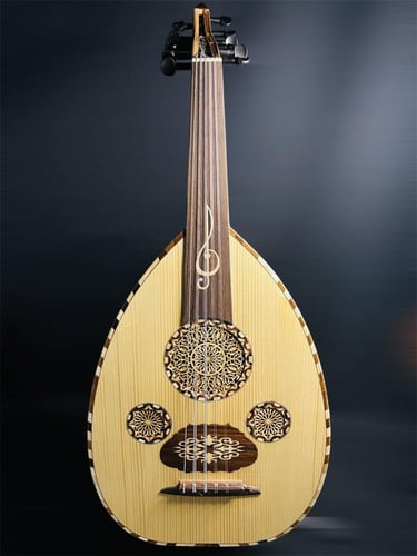 عود موسيقي سوبر لوكس خشب جوز