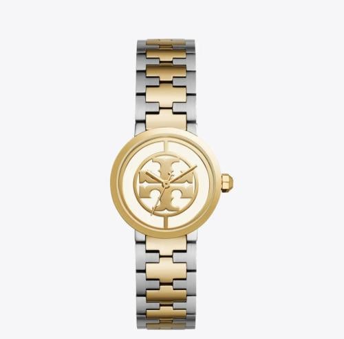 REVA WATCH, TWO-TONE GOLD/STAINLESS STEEL/IVORY, 2...