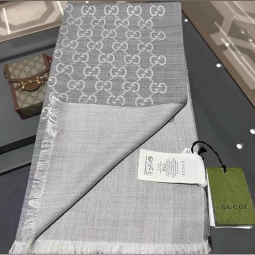 Gucci Scarf Light Gray Color