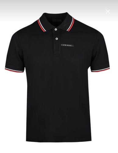Prada Polo Shirt in Black Colour
