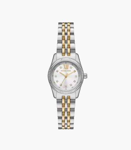 Michael Kors Lexington Three-Hand Two-Tone Stainle...
