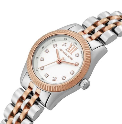 Michael Kors Lexington Three-Hand Two-Tone Stainle...