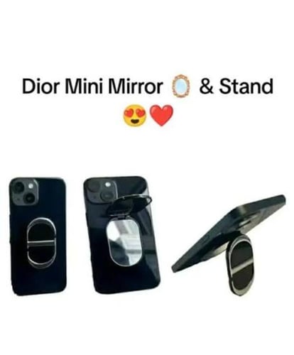 Dior 2 in 1 (Mirror +stand) for Mobile