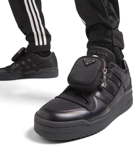 adidas X Prada Forum High 'Black Shoes