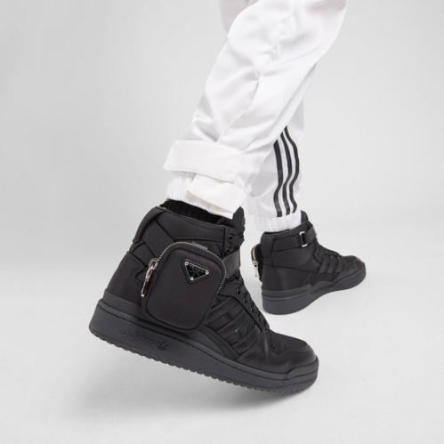 adidas X Prada Forum High 'Black Shoes
