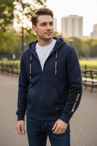 Michael Kors Dark Blue Hoodie for Men