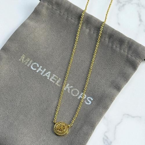 Michael Kors Necklace Gold Plated