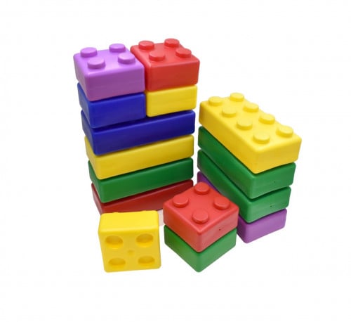 مكعبات بناء حجم كبير جدا 45 قطعة