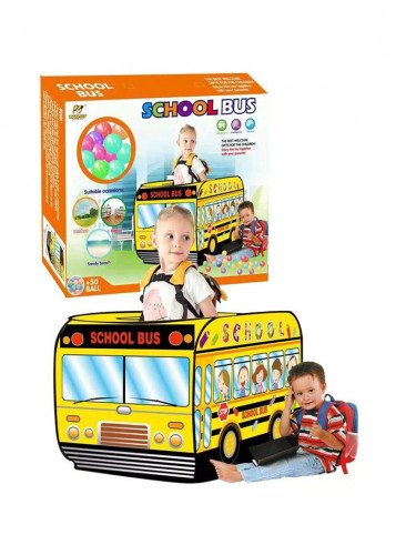 خيمة الحافلة المدرسية مع 50 كرة